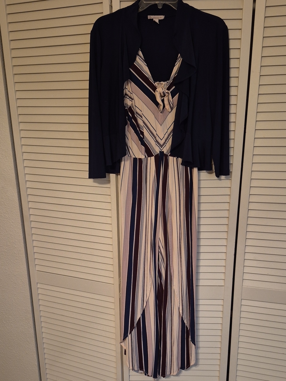 Chaps Women's Navy Jump Suit- Size M